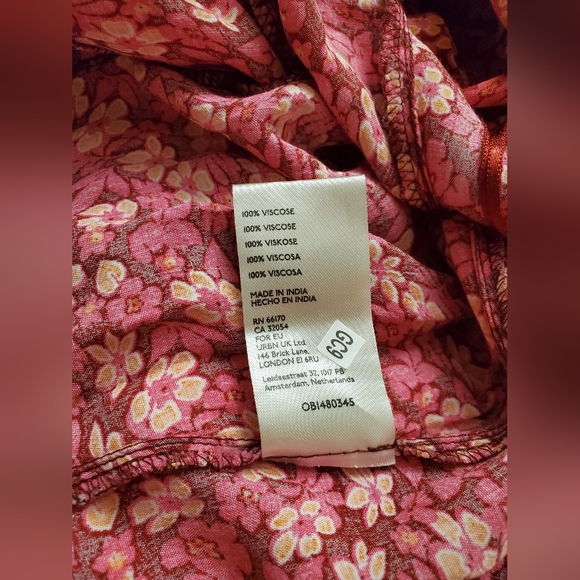 Free People Arlo Ditsy Floral Print Timeless Jumpsuit NWOT Size XS Boho Chic - Picture 5 of 14